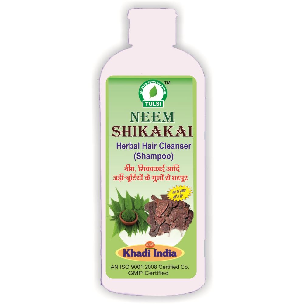 Tulsi Neem Shikakai Herbal Hair Cleanser Shampoo (500ml)