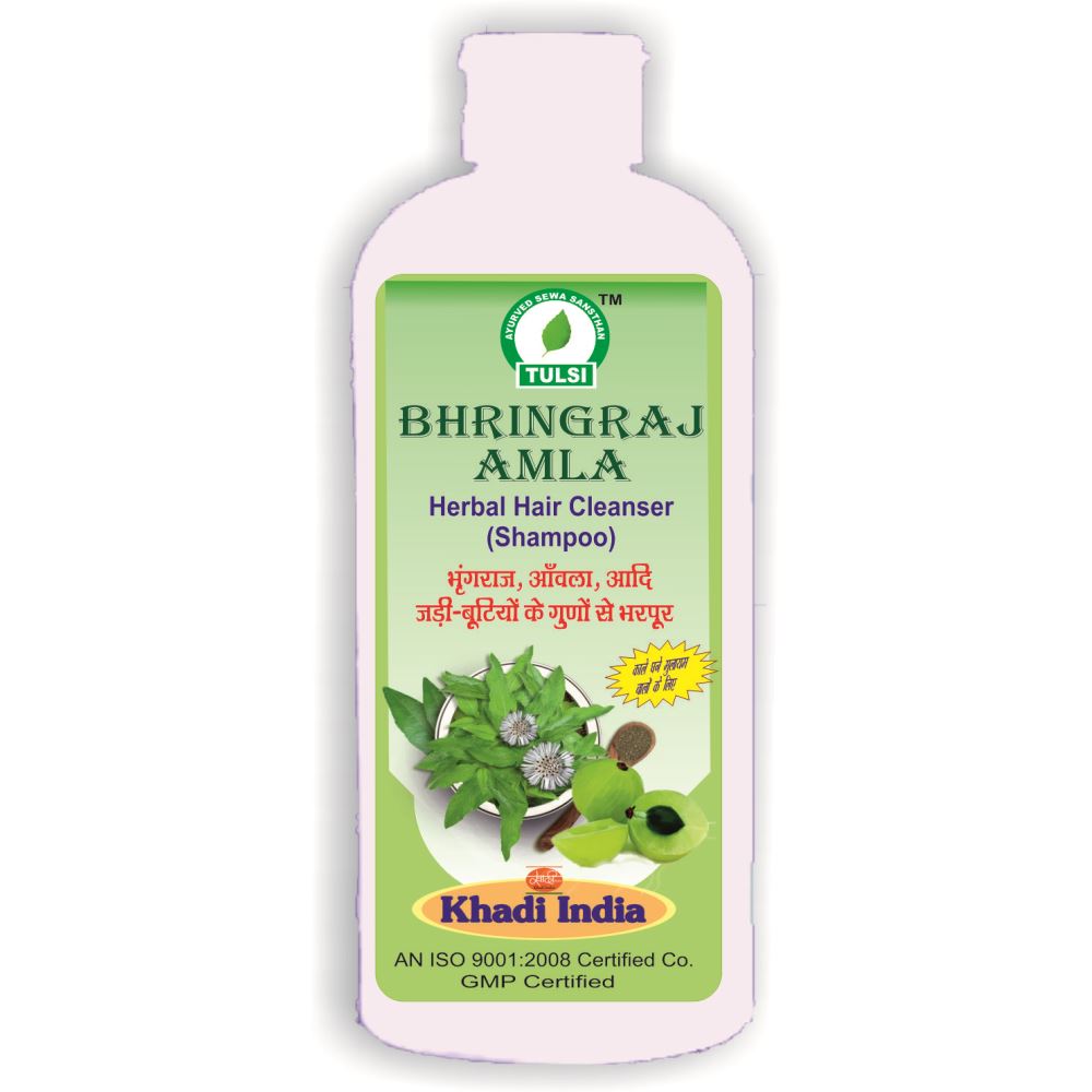 Tulsi Bhringraj Amla Herbal Hair Cleanser Shampoo (500ml)