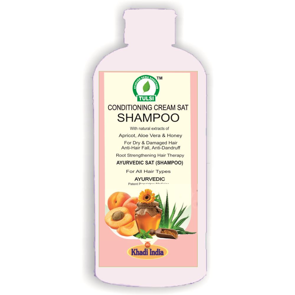 Tulsi Conditioning Cream Sat Shampoo (500ml)