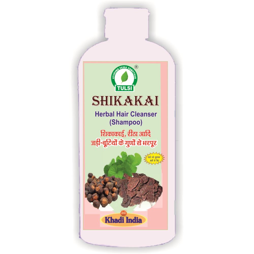 Tulsi Shikakai Herbal Hair Cleanser Shampoo (500ml)