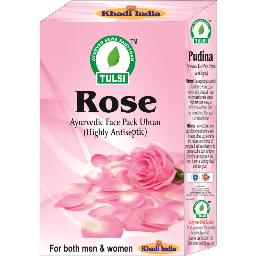 Tulsi Rose Ayurvedic Face Pack Ubtan (100g)