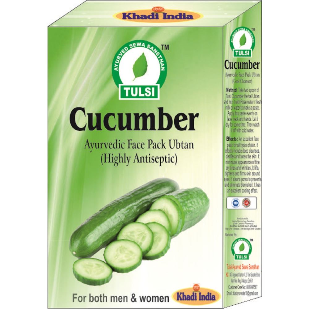 Tulsi Cucumber Ayurvedic Face Pack Ubtan (100g)