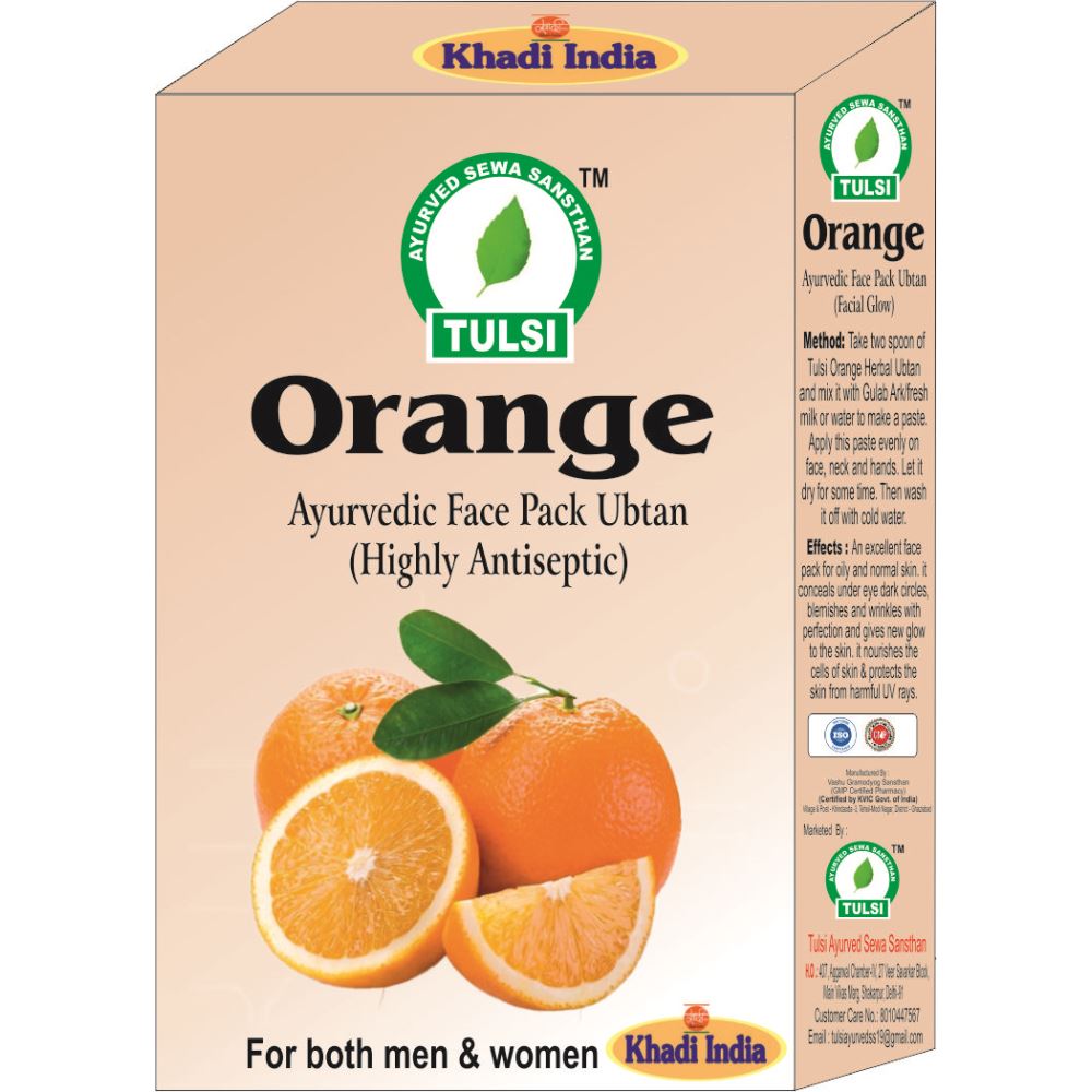 Tulsi Orange Ayurvedic Face Pack Ubtan (100g)