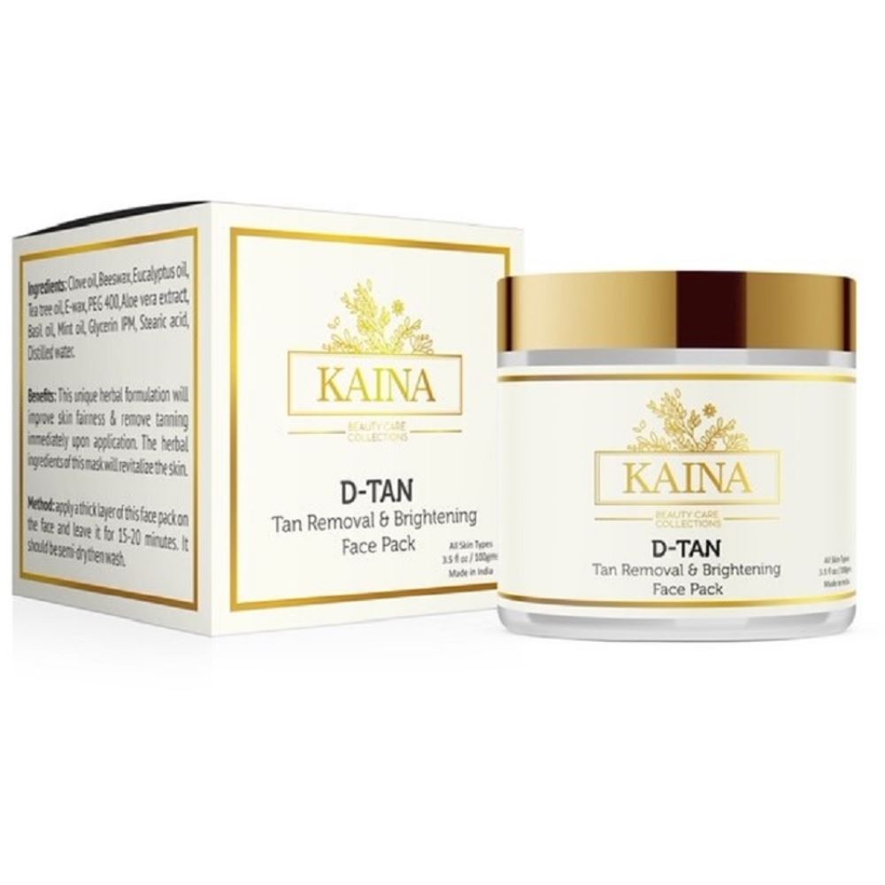 Kaina Skincare D-Tan- Tan Removal & Brightening Face Pack (100g)