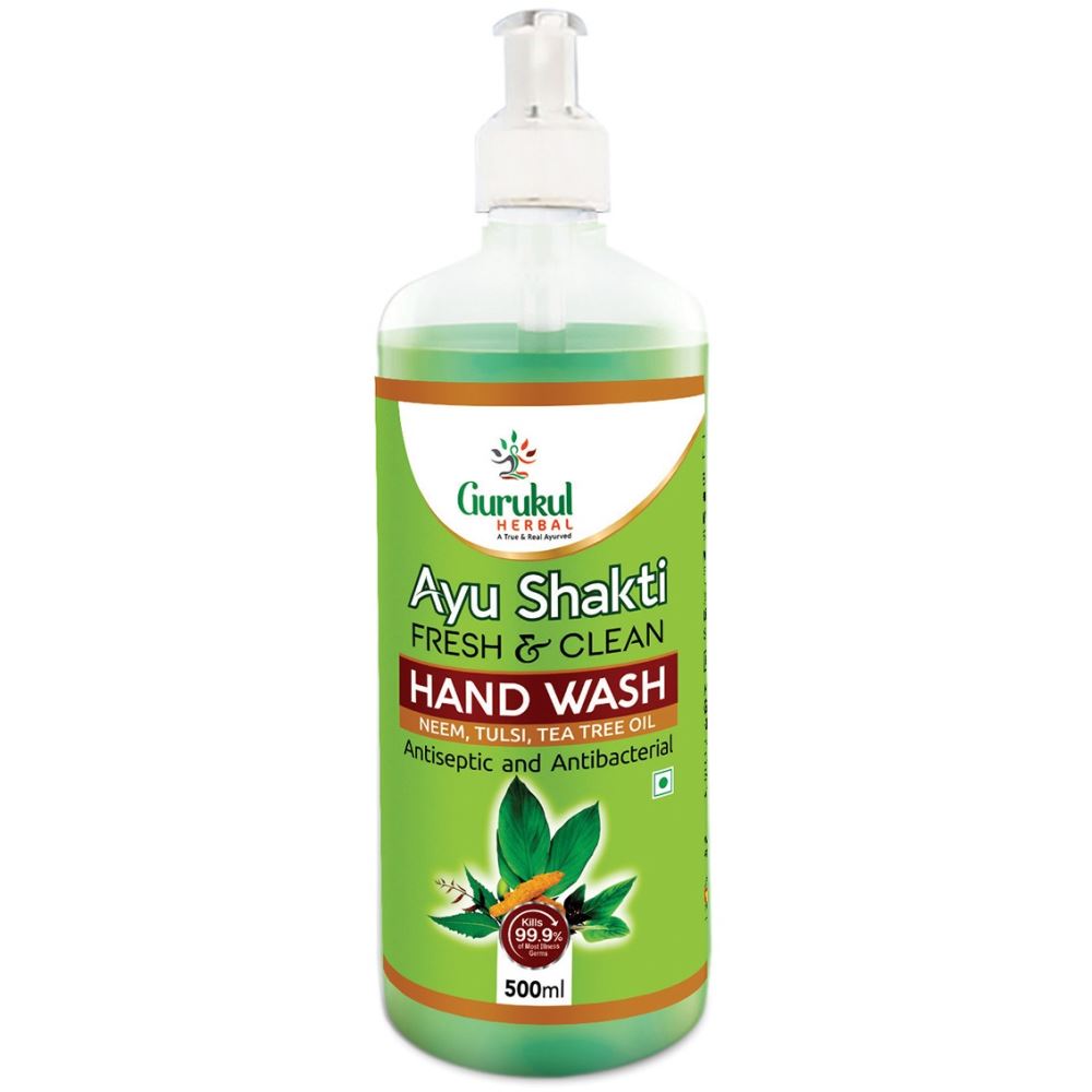 Gurukul Herbal Ayu Shakti Fresh And Clean Handwash (500ml)