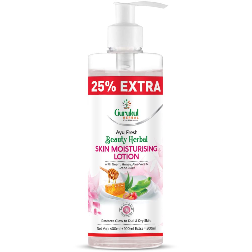 Gurukul Herbal Ayu Fresh Beauty Herbal Skin Moisturising Lotion (500ml) Gurukul Herbal Ayu Fresh Beauty Herbal Skin Moisturising Lotion (500ml)