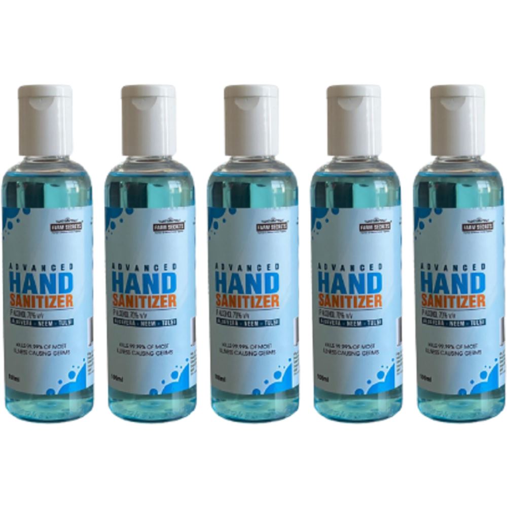 Farm Secrets Hand Sanitizer (100ml, Pack of 5) Farm Secrets Hand Sanitizer (100ml, Pack of 5)