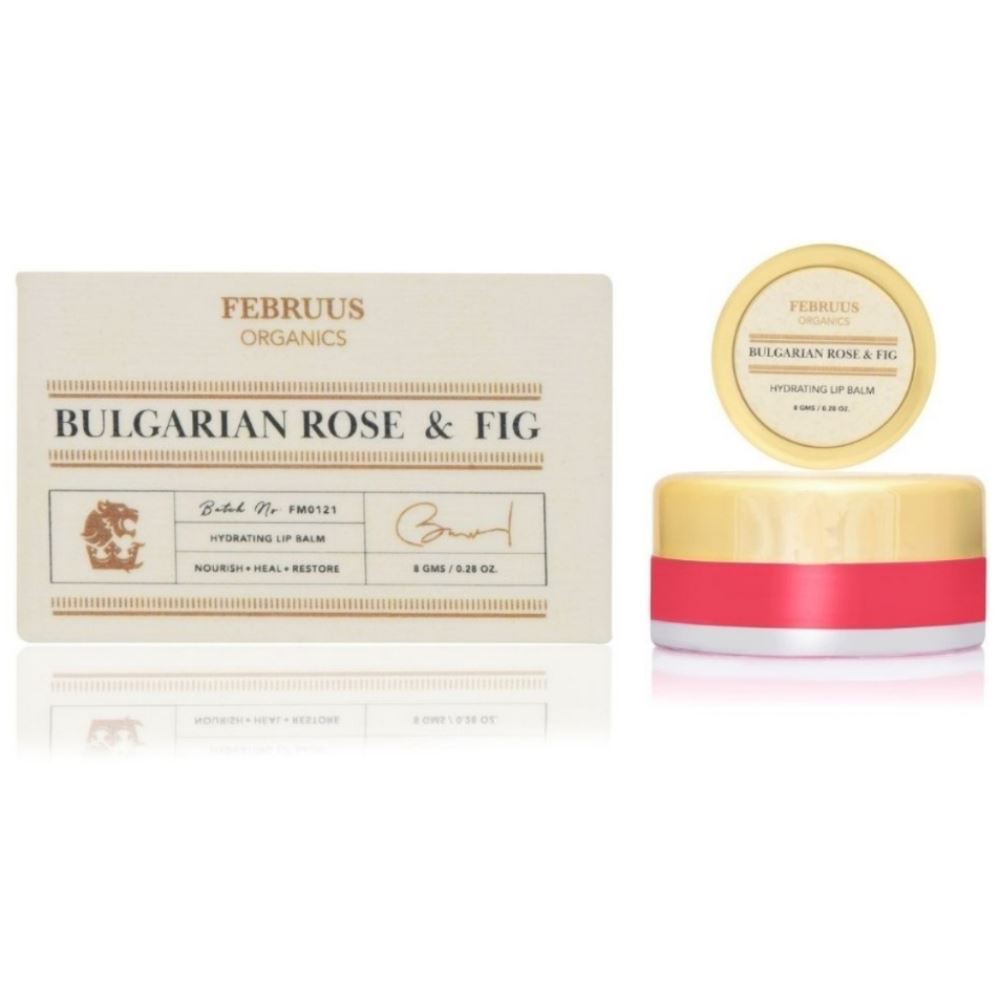 Februus Organics Lip Balm Bulgarian Rose & Fig (8ml)