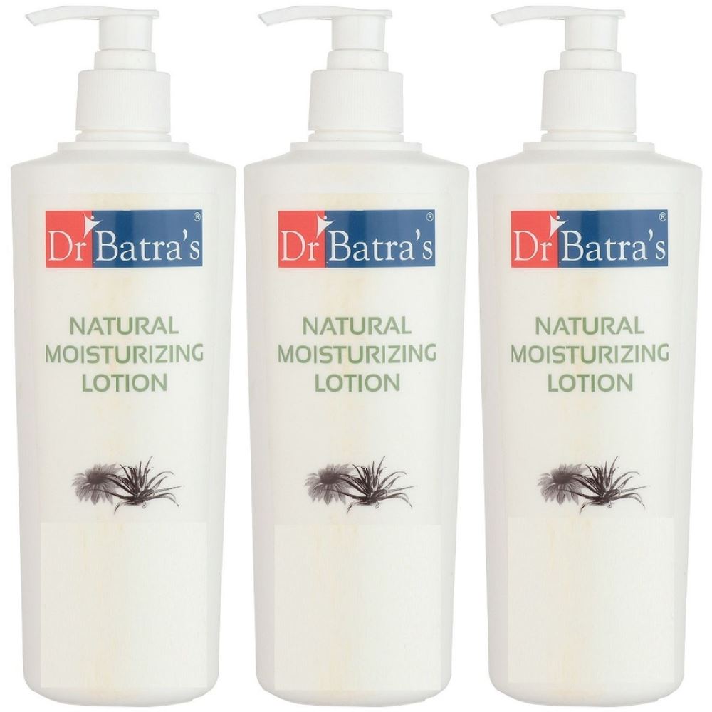 Dr Batras Natural Moisturizing Lotion (400ml, Pack of 3)