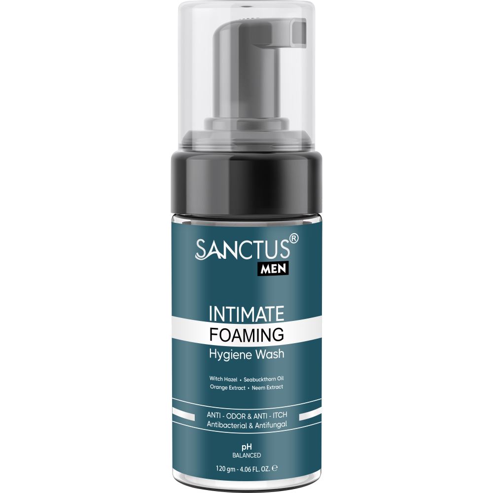Sanctus Intimate Foaming Hygiene Wash For Men (120g)