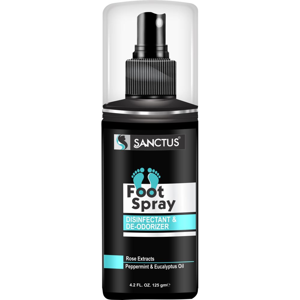 Sanctus Foot Spray Disinfectant & Deodorizer (125g)