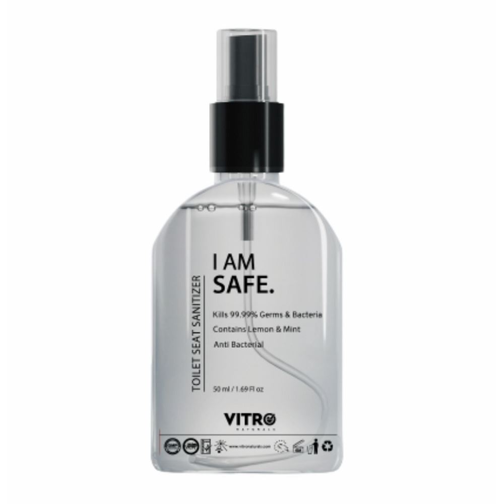 Vitro Toilet Seat Sanitizer Spray I AM SAFE (50ml)