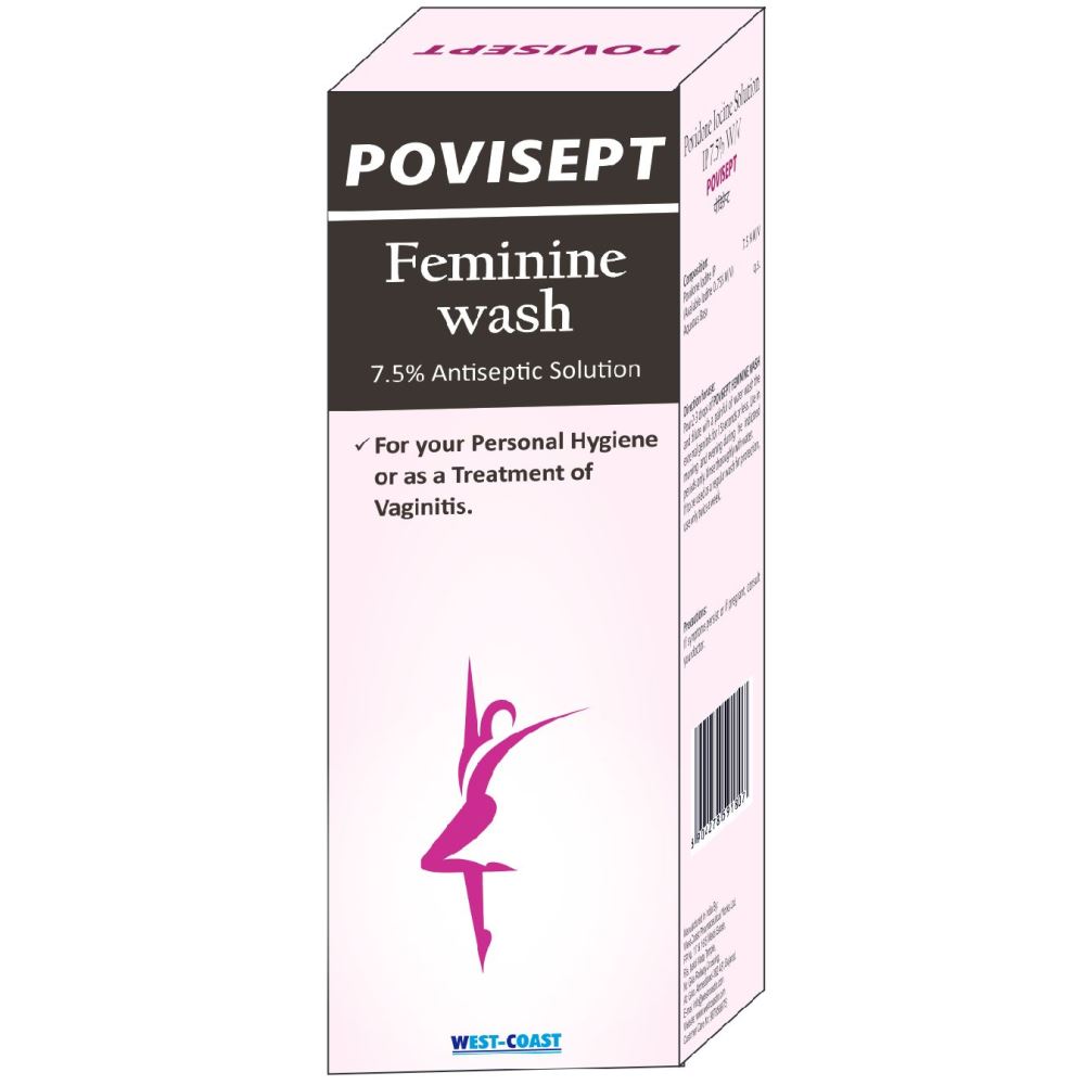 West Coast Povisept Feminine Wash Antiseptic Solution (100ml)