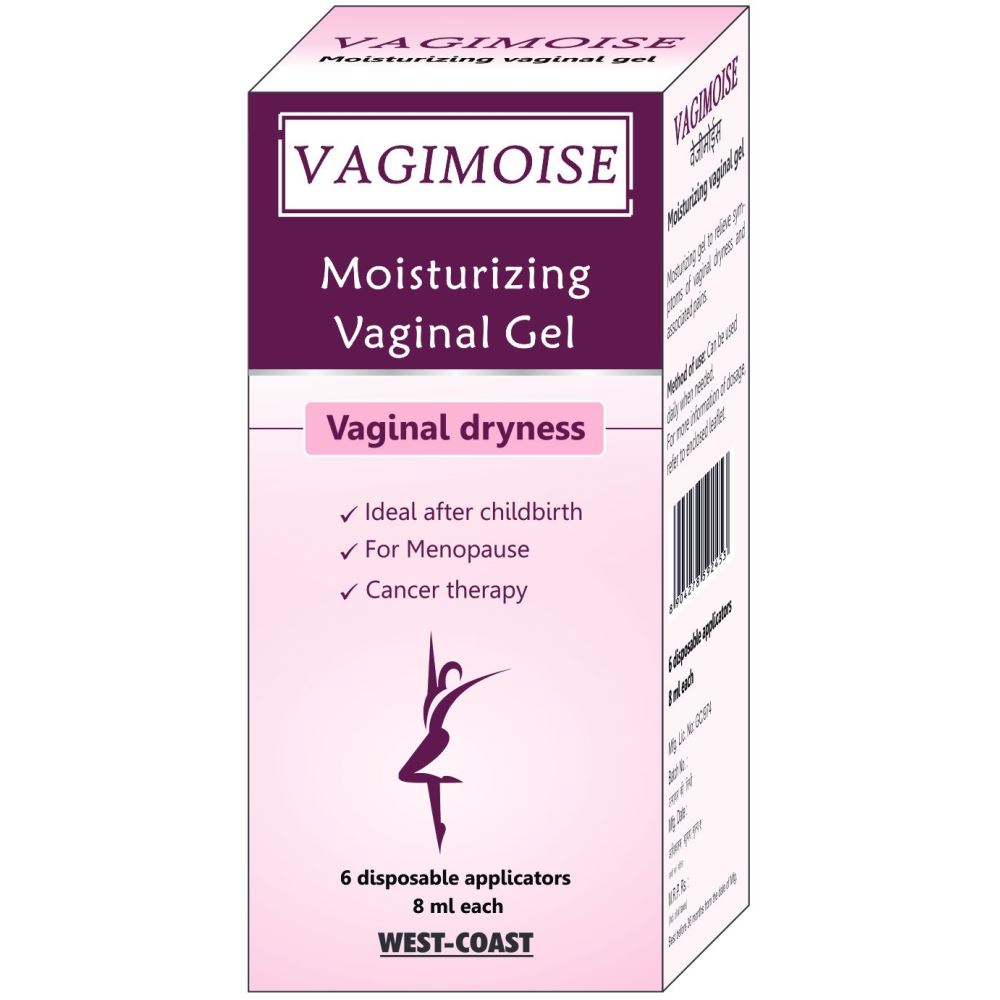 West Coast Vagimoise Moisturizing Vaginal Gel 6 Disposable Applicators (8ml)