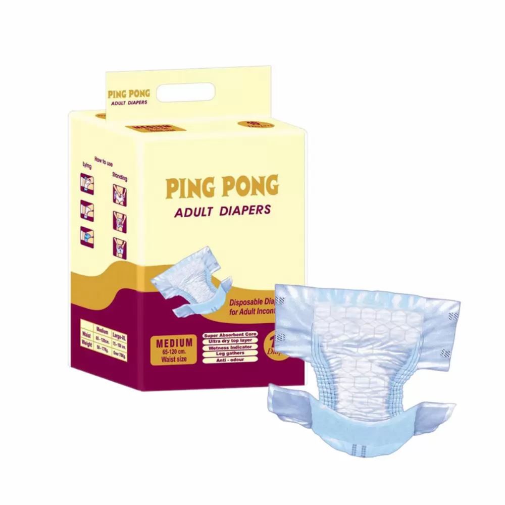 Viaggi Ping Pong Adult Diaper Medium (10pcs) Viaggi Ping Pong Adult Diaper Medium (10pcs)