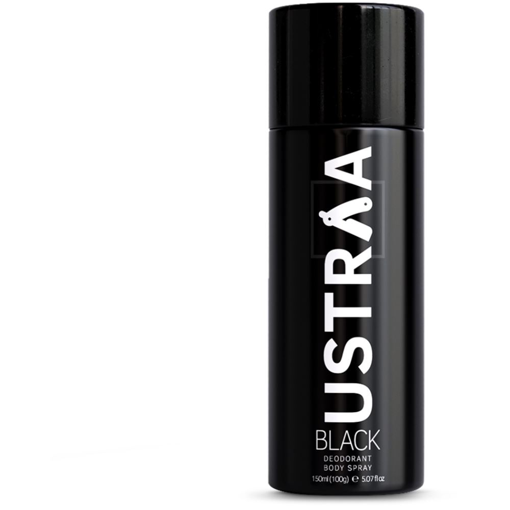 Ustraa Deodorant Body Spray Black (150ml)