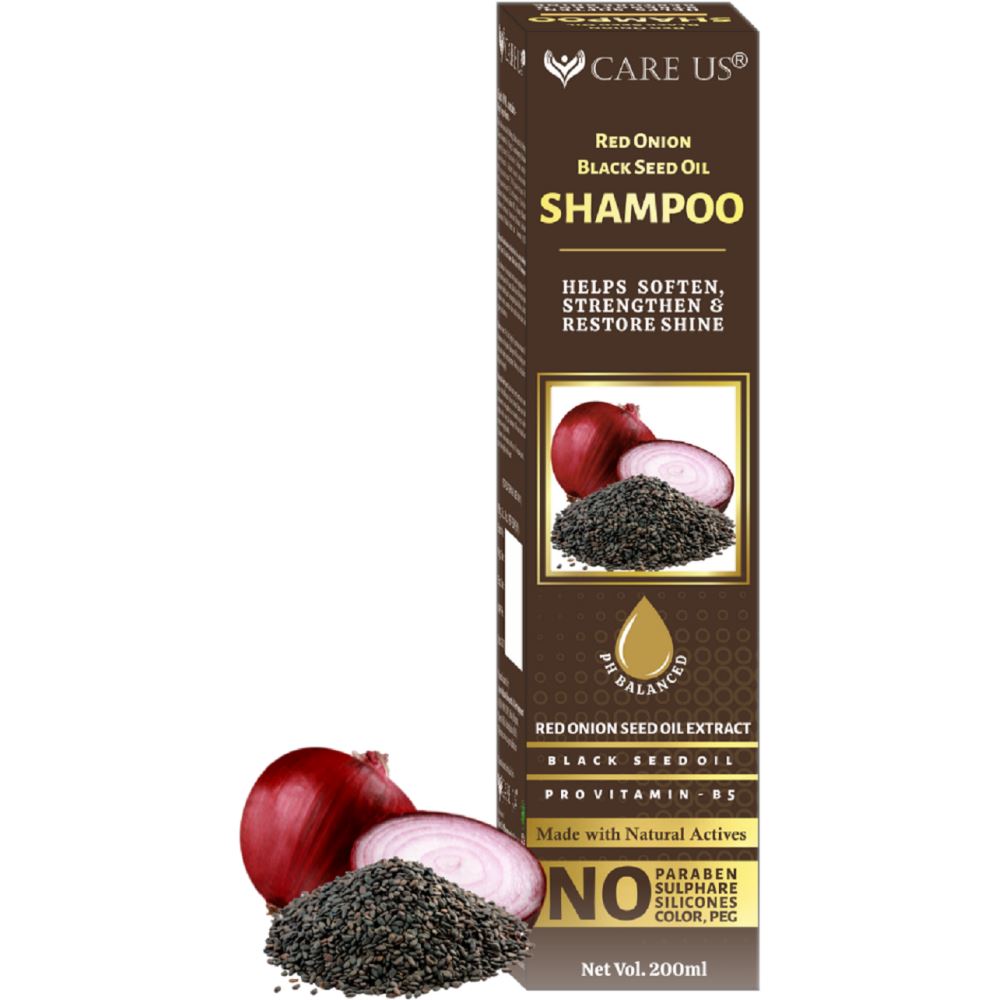 Care Us Red Onion Black Seed Oil Shampoo (200ml)