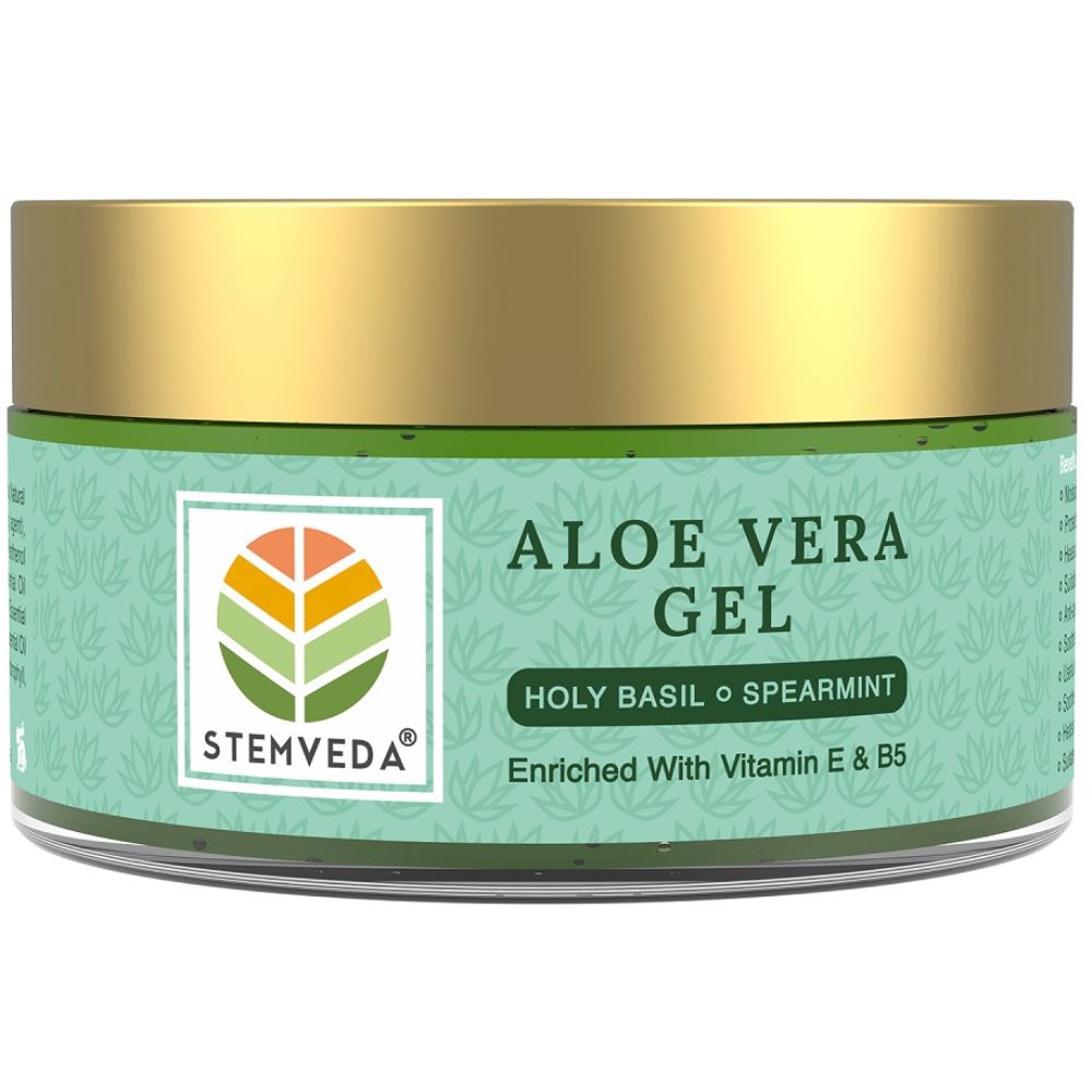 Stemveda Aloe Vera Gel Holy Basil Spearmint (110g)