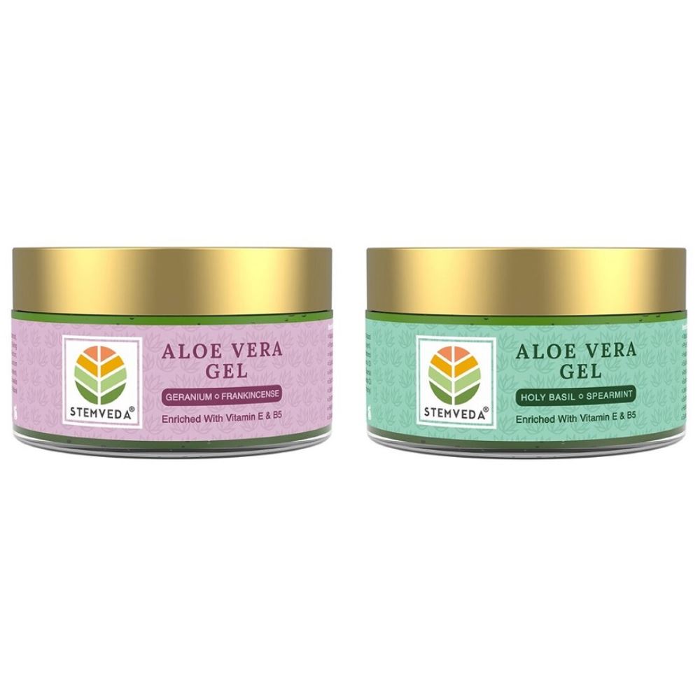 Stemveda Basil & Frankin Aloevera Gel Combo (1Pack) Stemveda Basil & Frankin Aloevera Gel Combo (1Pack)