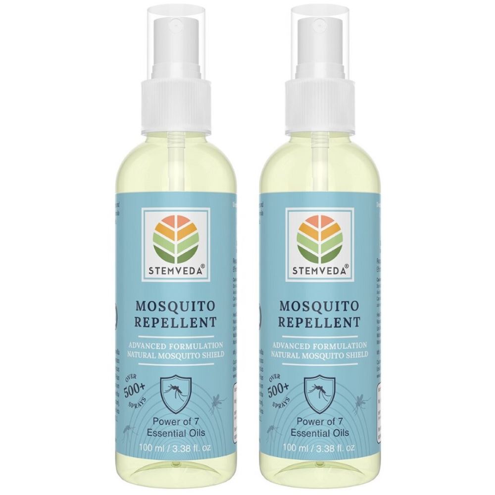 Stemveda Natural Mosquito Repellent (100ml, Pack of 2) Stemveda Natural Mosquito Repellent (100ml, Pack of 2)