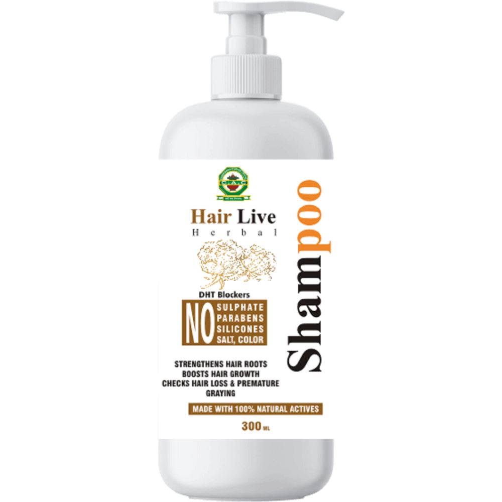 Chandigarh Ayurved Centre Hair Live Herbal Shampoo (300ml)