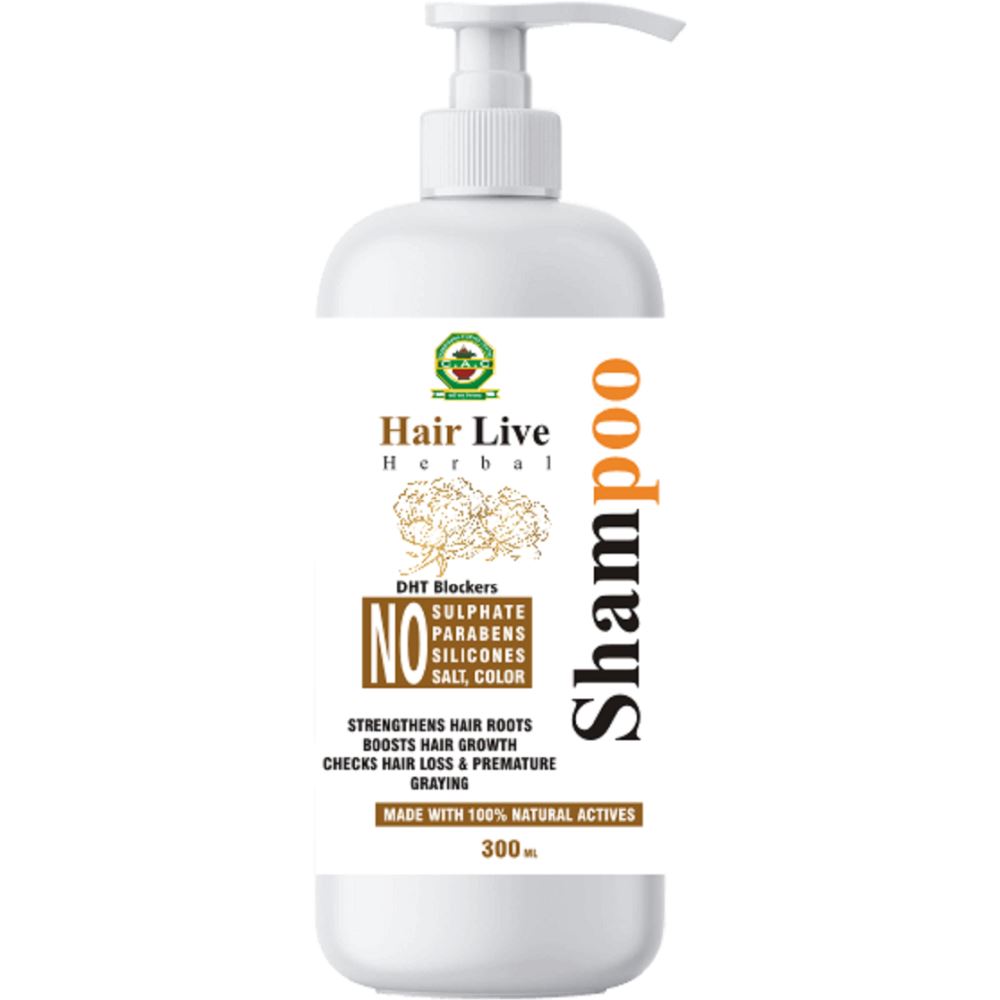 Chandigarh Ayurved Centre Hair Live Herbal Shampoo (300ml) Chandigarh Ayurved Centre Hair Live Herbal Shampoo (300ml)