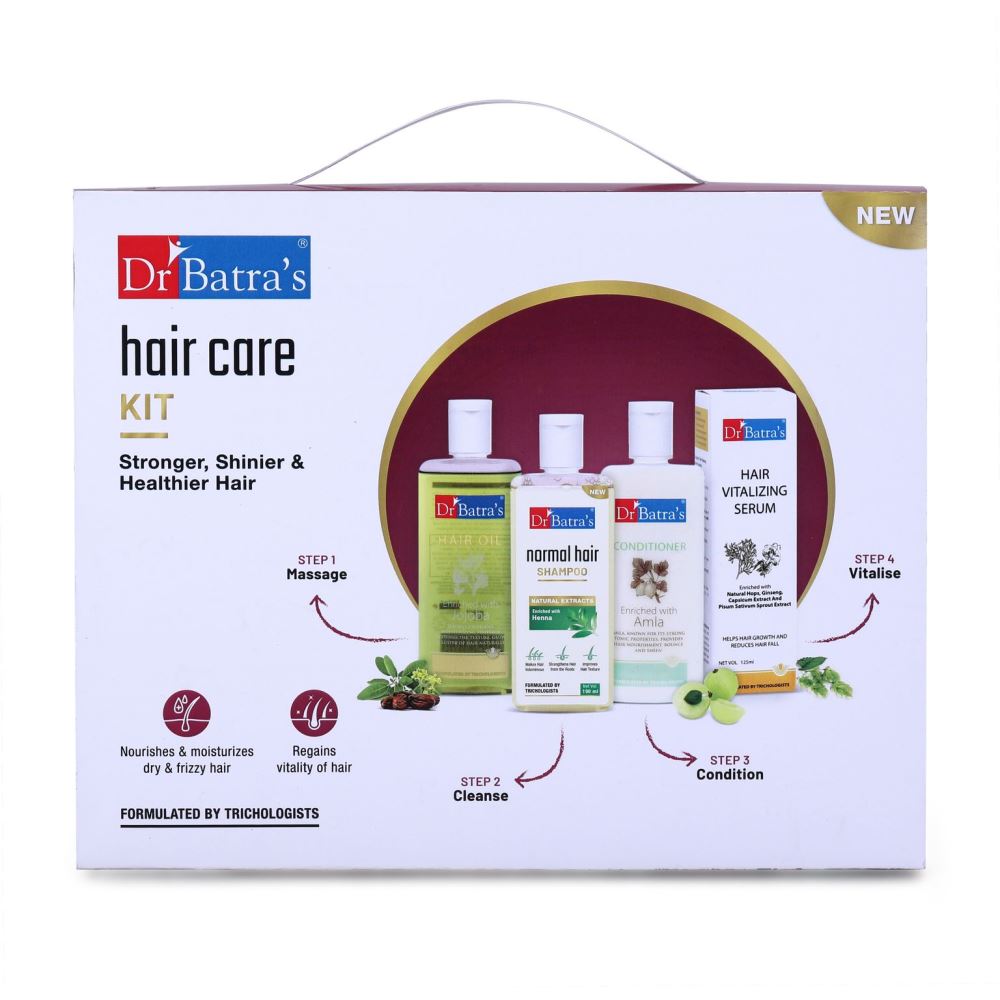 Dr Batras Hair Care Kit Stronger, Shinier & Healthier Hair (1Pack)