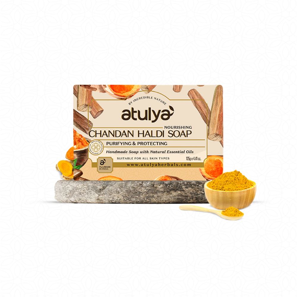 Atulya Chandan Haldi Soap (125g) Atulya Chandan Haldi Soap (125g)