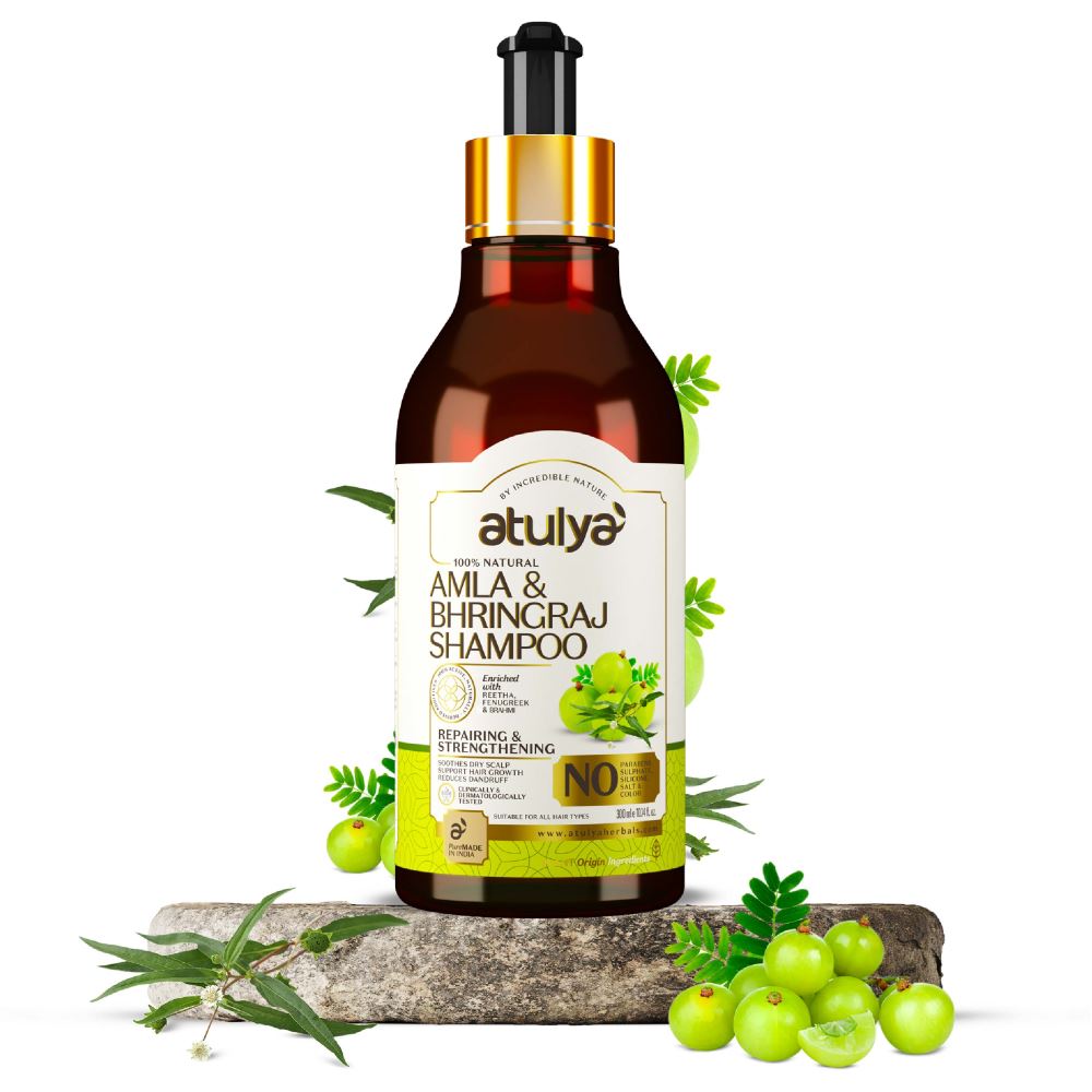Atulya Amla & Bhringraj Shampoo (300ml) Atulya Amla & Bhringraj Shampoo (300ml)