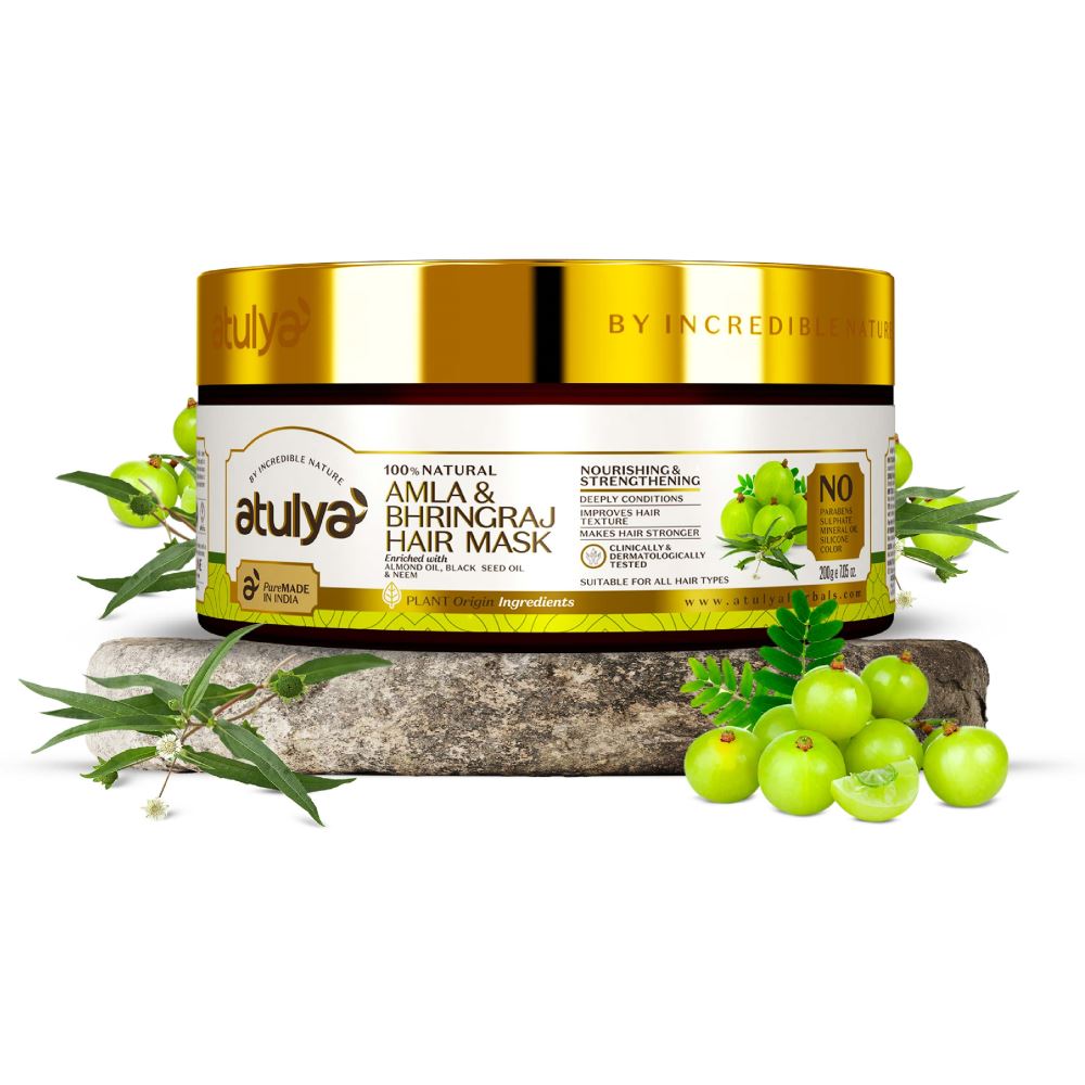Atulya Amla Bhringraj Hair Mask (200g) Atulya Amla Bhringraj Hair Mask (200g)