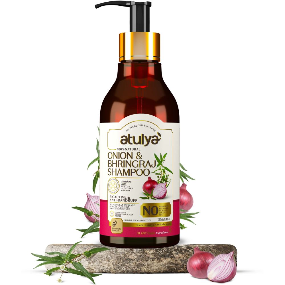 Atulya Onion Bhringraj Hair Shampoo (300ml) Atulya Onion Bhringraj Hair Shampoo (300ml)