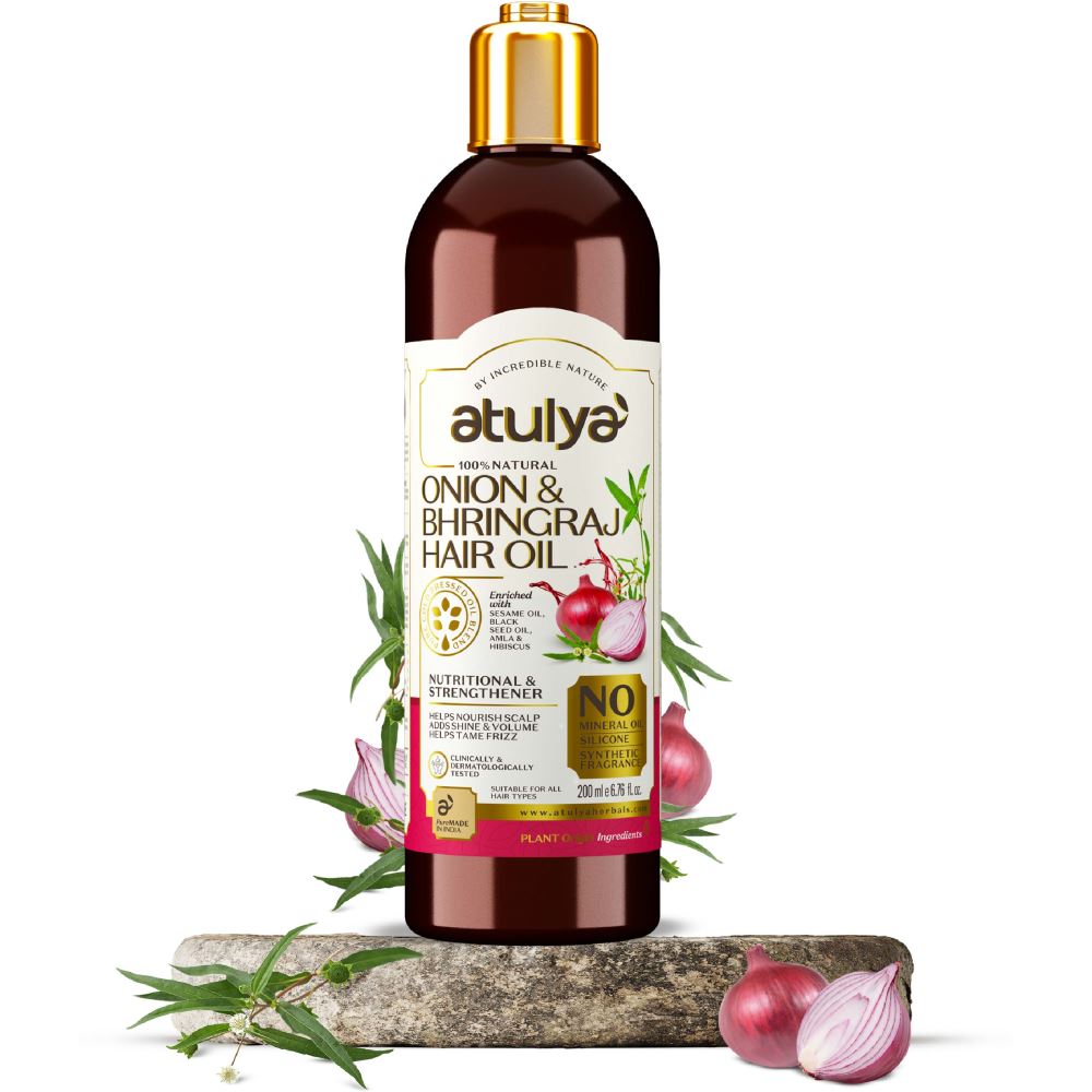 Atulya Onion Bhringraj Hair Oil (200ml)