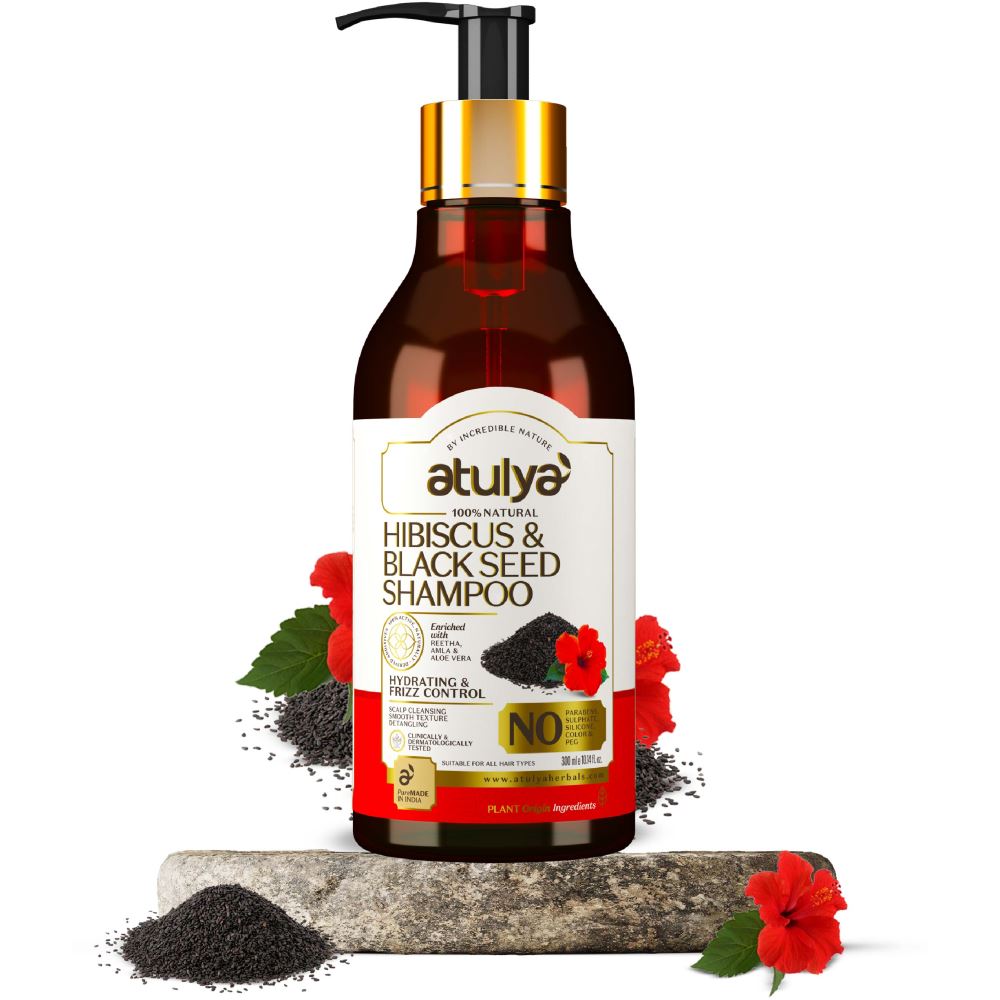 Atulya Hibiscus & Black Seed Shampoo (300ml)