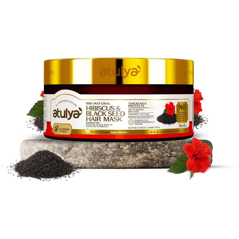 Atulya Hibiscus & Black Seed Hair Mask (200g)