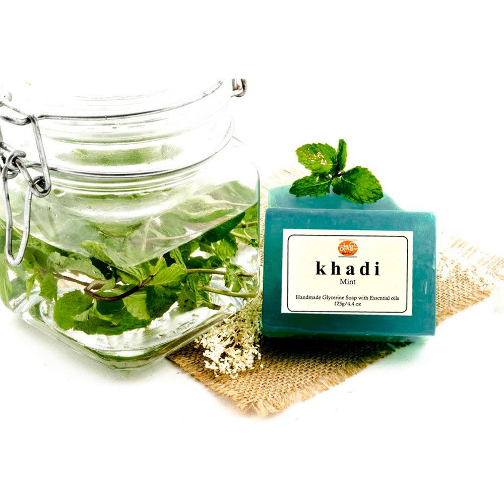 Khadi Pure Mint Soap (125g)