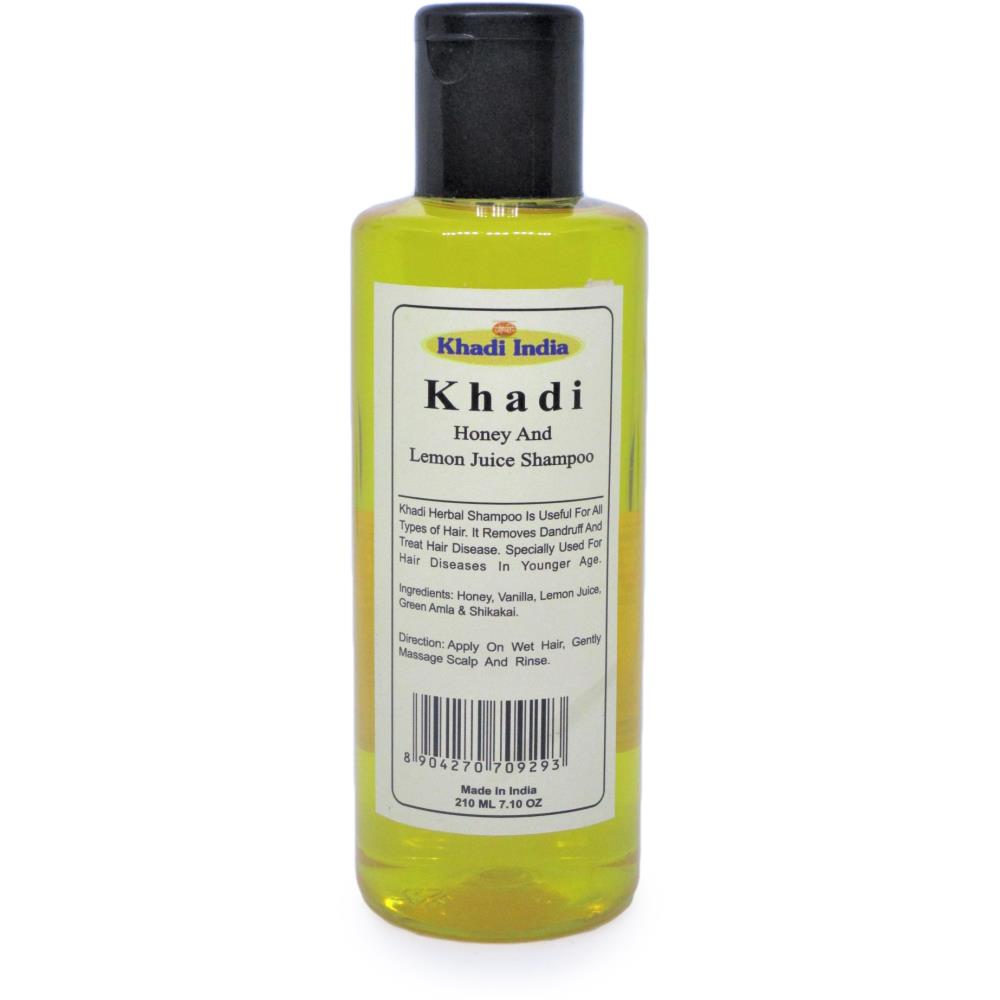 Khadi Shampoo with Honey and Lemon (210ml) Khadi Shampoo with Honey and Lemon (210ml)
