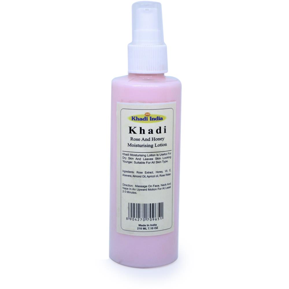 Khadi Rose & Honey Moisturising Lotion (210ml) Khadi Rose & Honey Moisturising Lotion (210ml)