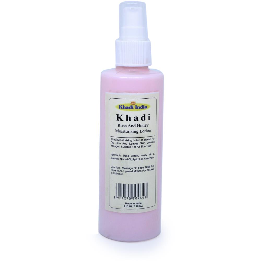 Khadi Rose & Honey Moisturising Lotion (210ml)