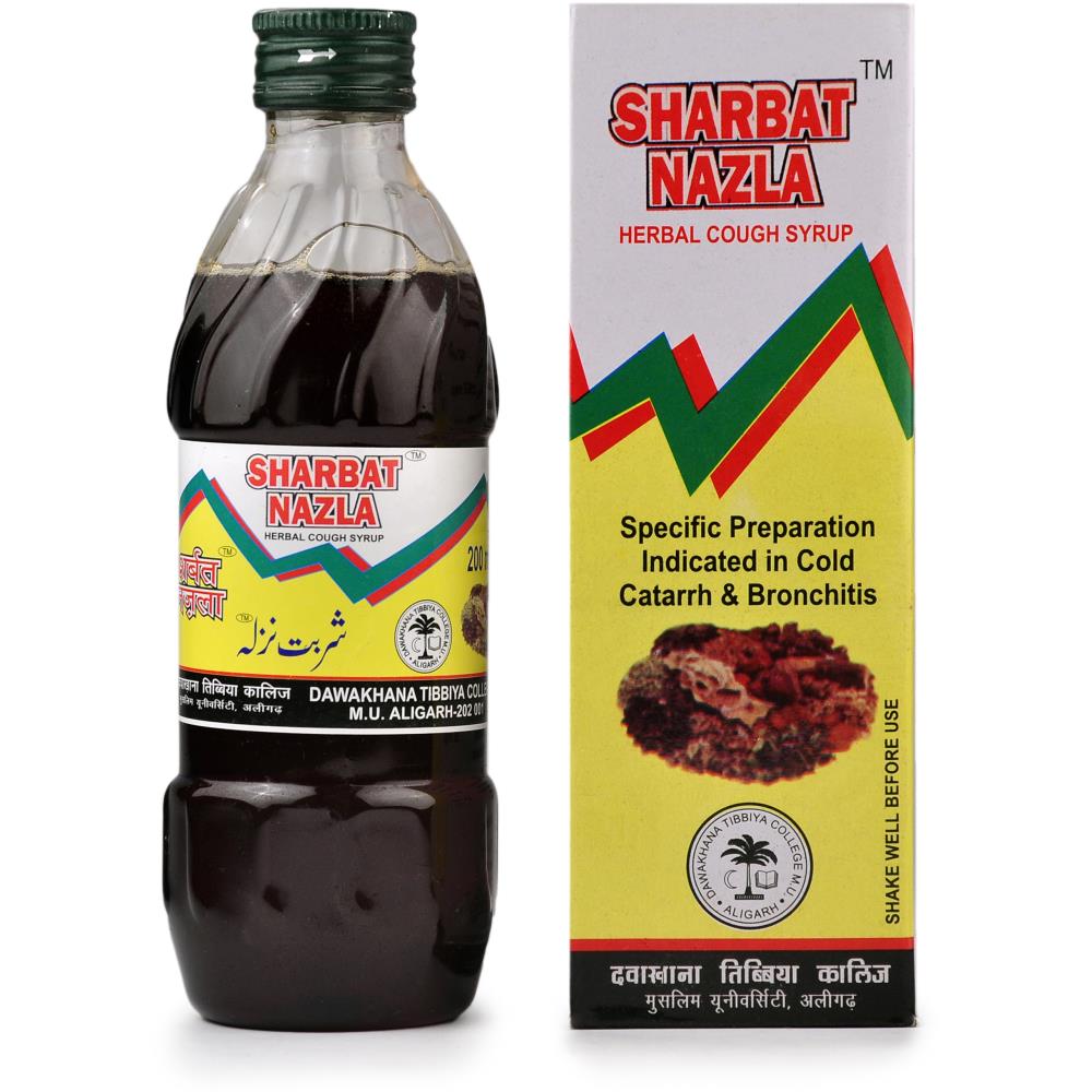 Dawakhana Tibbiya Sharbat Nazla (200ml)