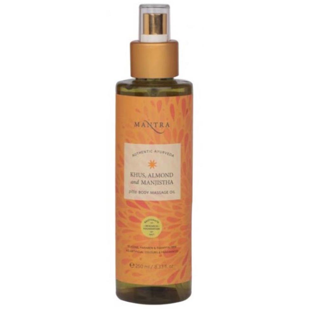 Mantra Herbal Khus, Almond And Manjistha Pitta Body Massage Oil (250ml)