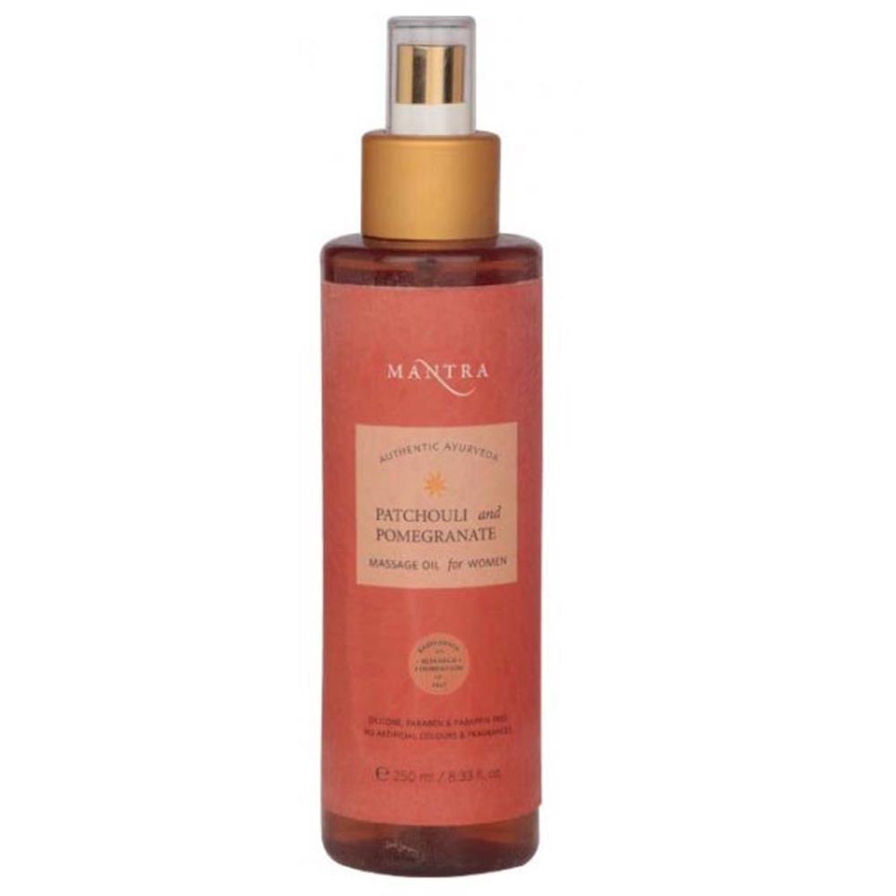 Mantra Herbal Patchouli And Pomegranate Massage Oil For Women (250ml)
