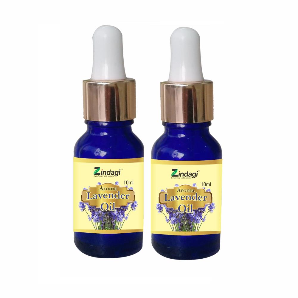 Zindagi Levender Oil - Natual Aroma Oils (10ml, Pack of 2) Zindagi Levender Oil - Natual Aroma Oils (10ml, Pack of 2)