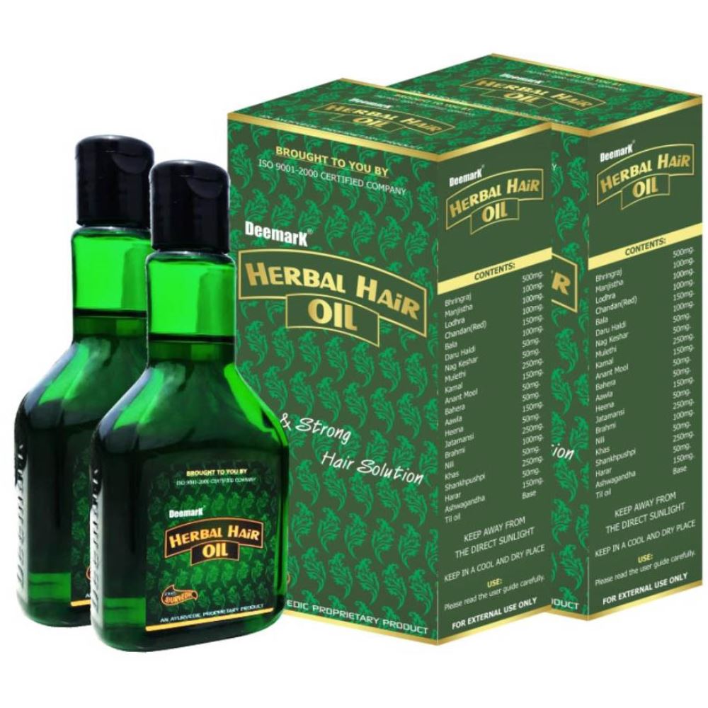 Deemark Herbal Hair Oil Combo (120ml, Pack of 2)