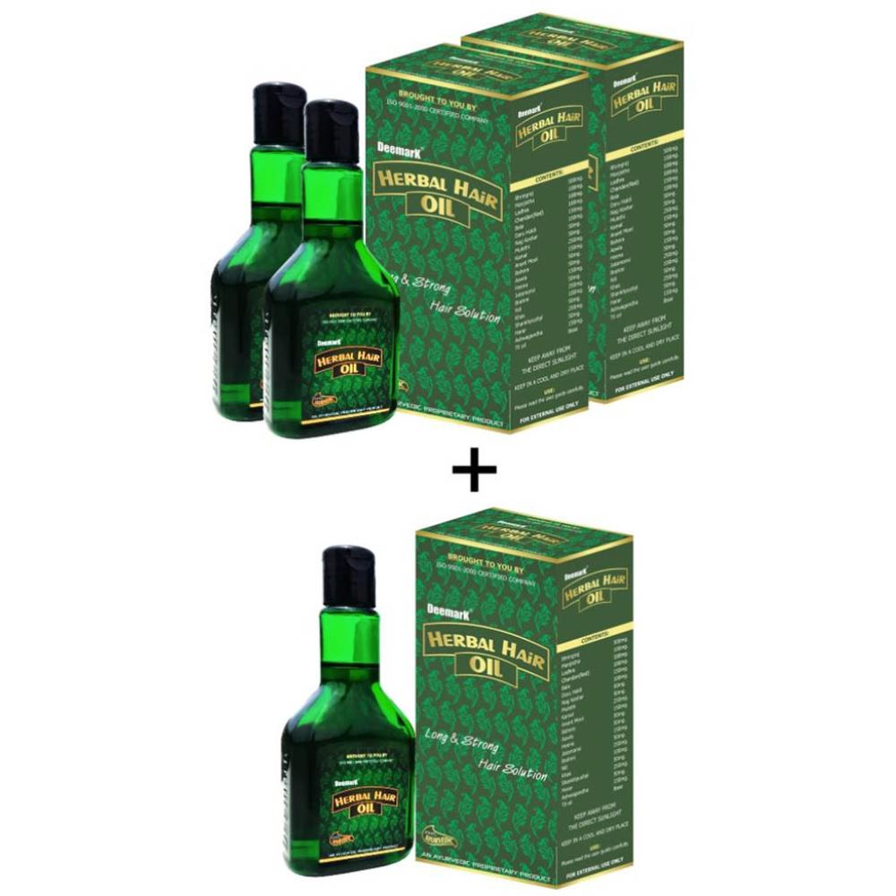 Deemark Herbal Hair Oil Combo (120ml, Pack of 3)