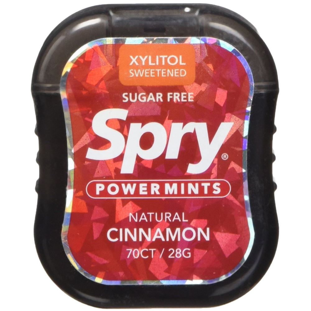 Xlear Xylitol Spry Extra Strong Cinnamon Powermints (70pcs)