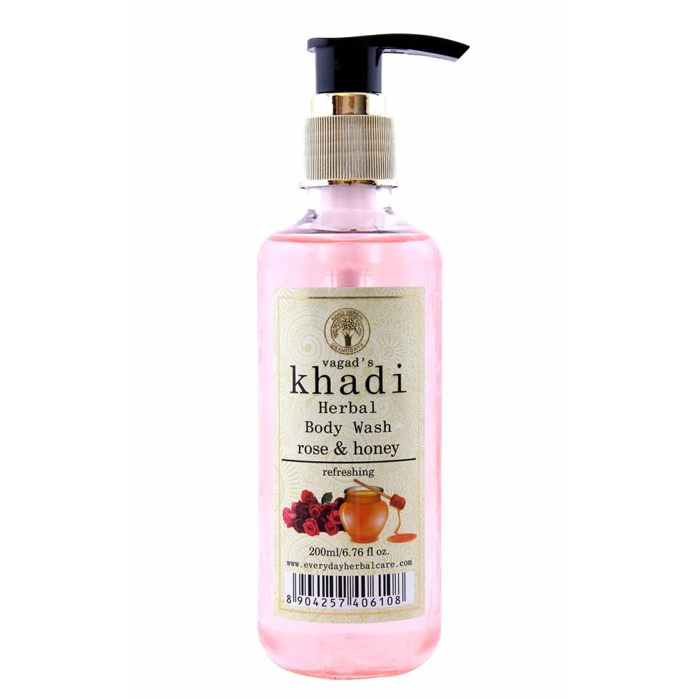 Vagads Khadi Rose & Honey Body Wash (200ml)