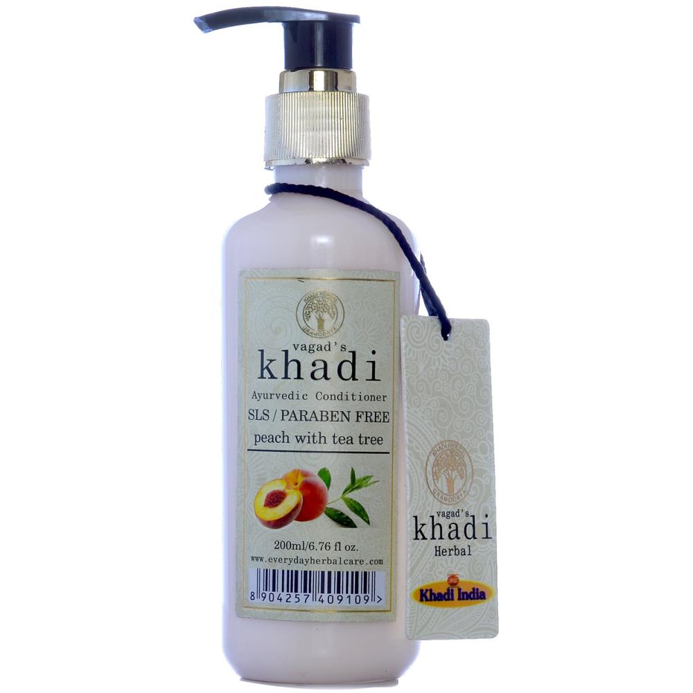 Vagads Khadi Peach With Tea Tree S.L.S And Paraben Free Conditioner (200ml)