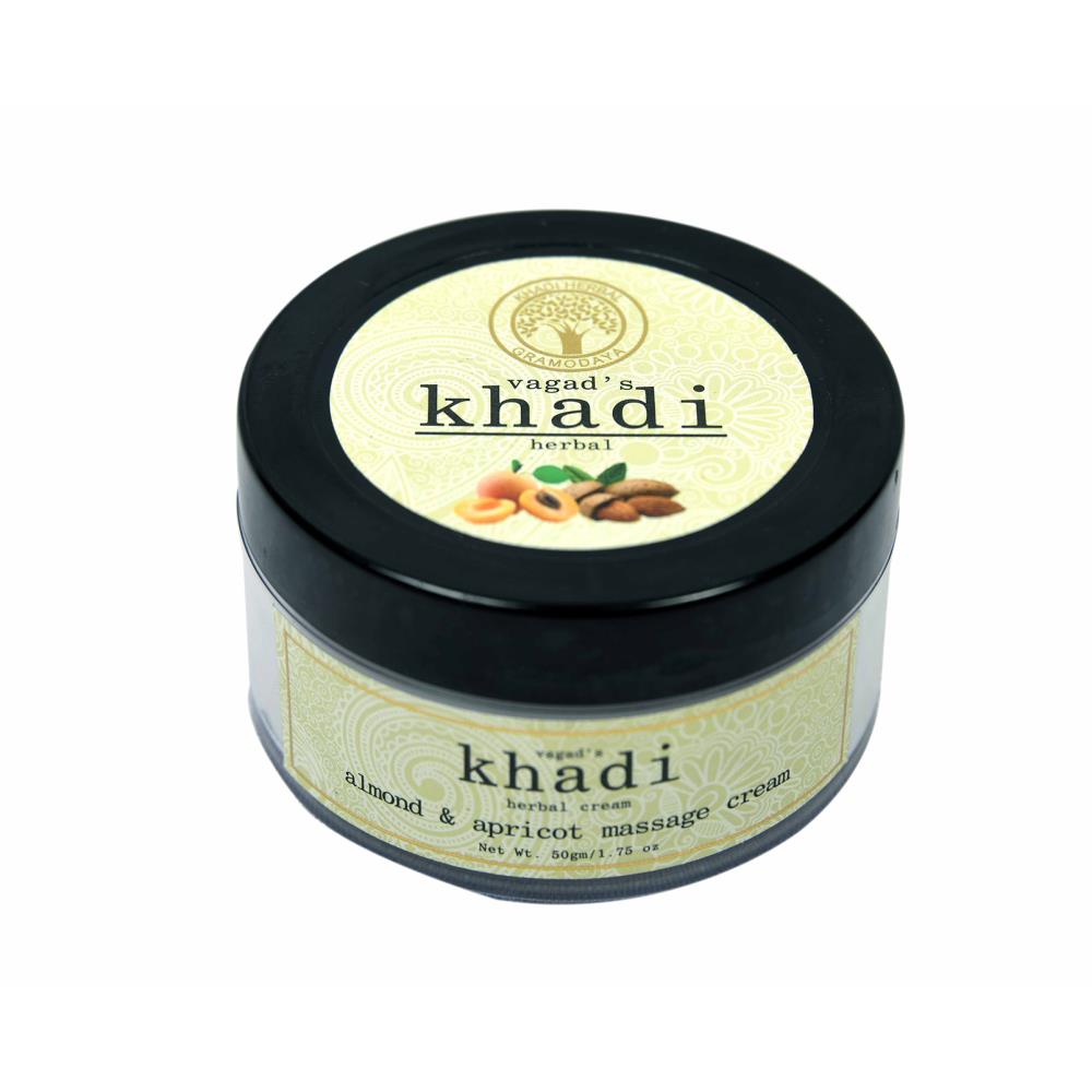 Vagads Khadi Almond With Apricot Massage Cream (50g)