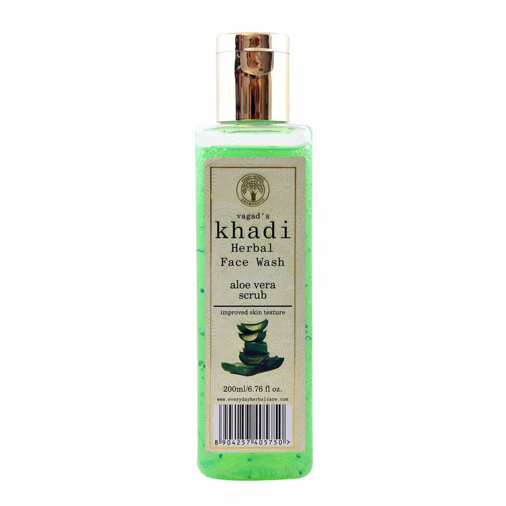 Vagads Khadi Aloevera Scrub Face Wash (200ml)