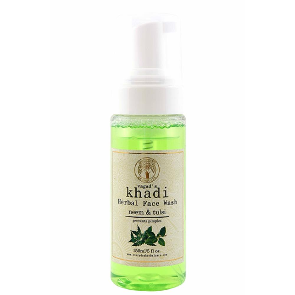 Vagads Khadi Neem & Tulsi Face Wash (Form Base) (150ml)